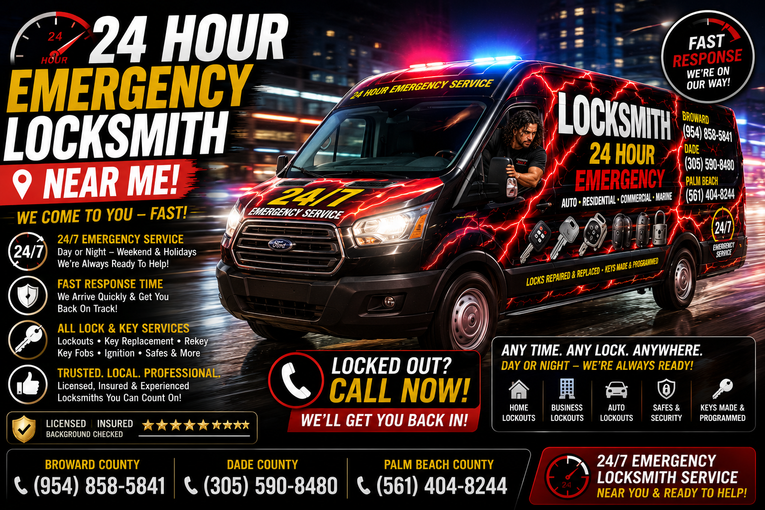 24 Hour Emergency Locksmith Near Me locksmith service