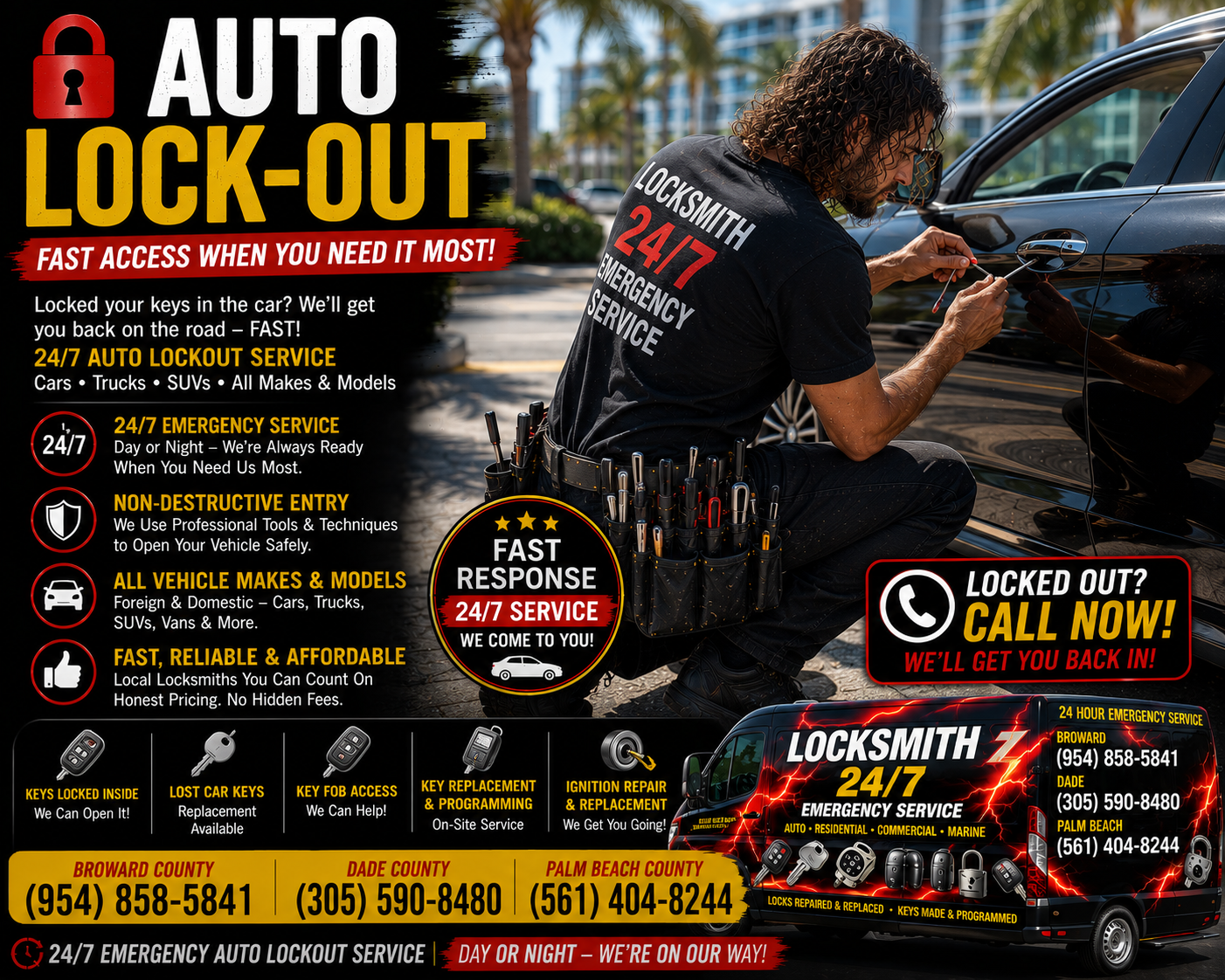 Auto Lock Out locksmith service