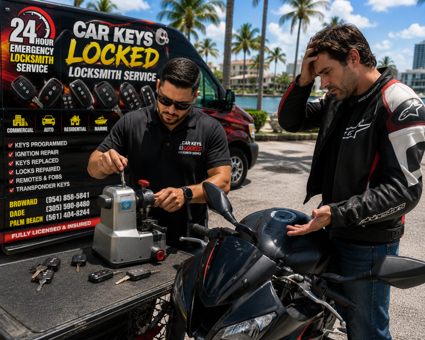 Motorcycle Key Replacement