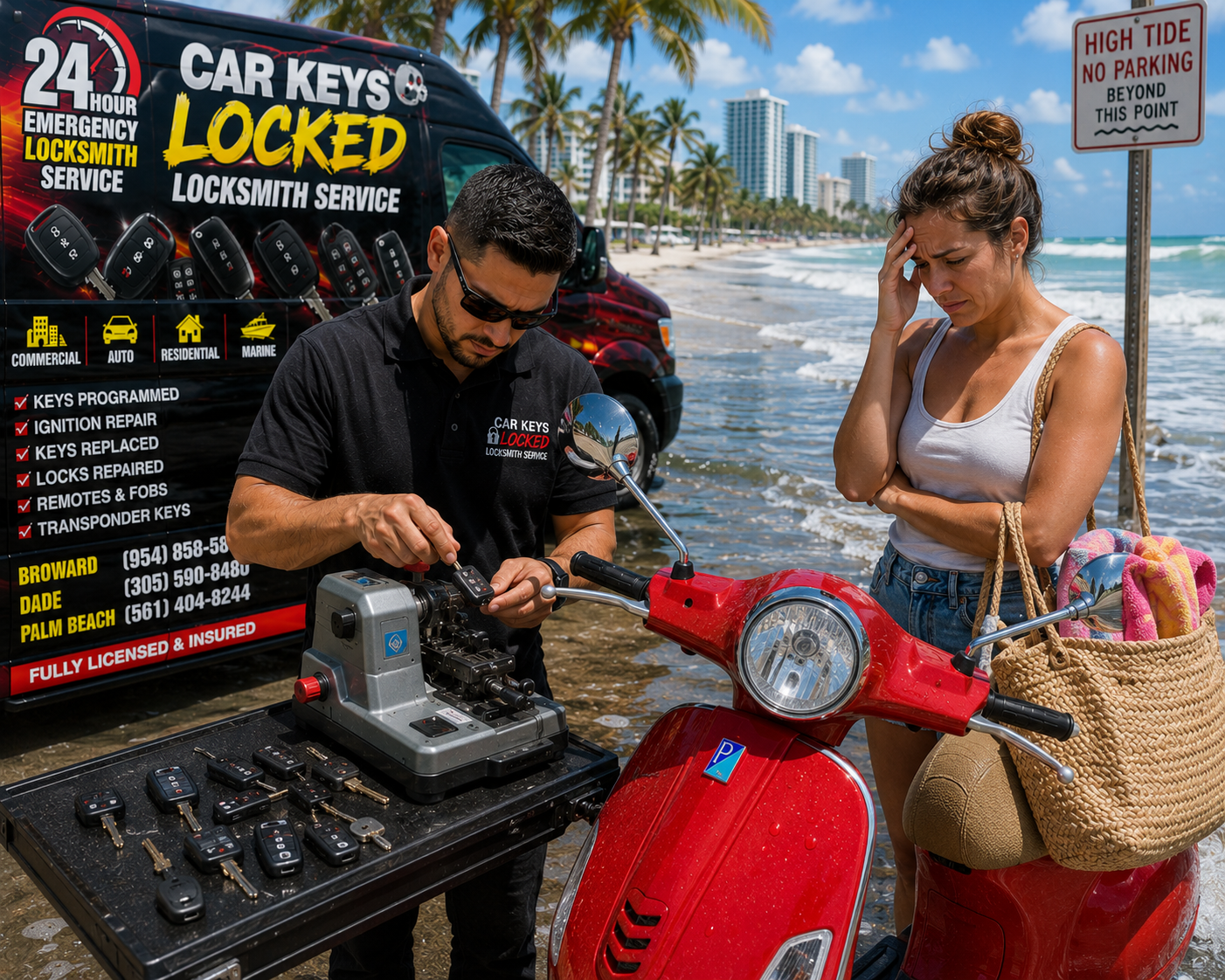 Scooter Key Replacement locksmith service